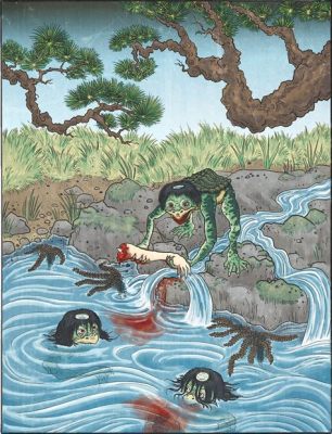 The Kappa - A Strange Japanese Water Demon Who Craves Cucumbers!